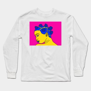 Blue Bantu Long Sleeve T-Shirt